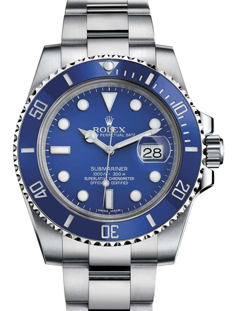 rolex submariner blue dial size